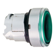 Schneider Electric Bouton-poussoir lumineux vert avec module LED ZB4BW333-1