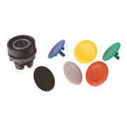 Schneider Electric Bouton-poussoir plat, 6 couleurs ZB5AA9-1