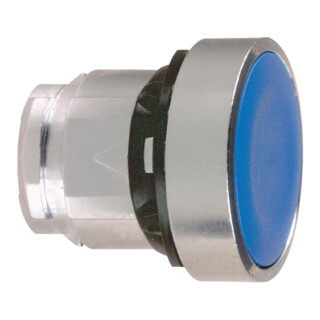 Schneider Electric Bouton-poussoir plat, blanc ZB4BA6