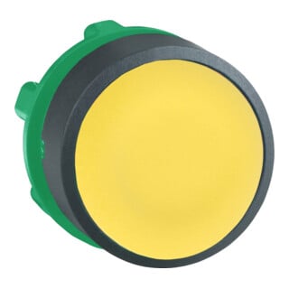 Schneider Electric Bouton-poussoir plat jaune ZB5AA5