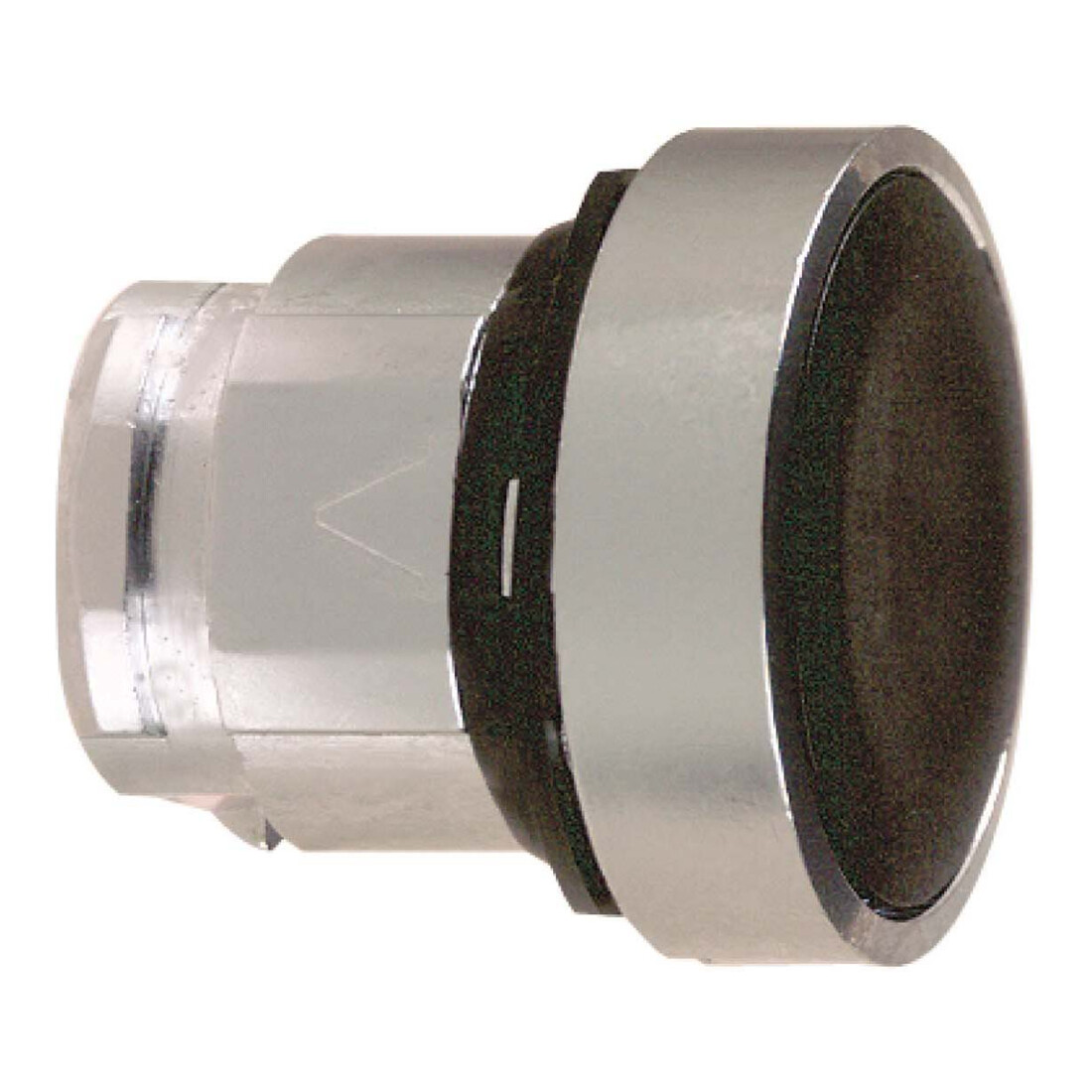 Schneider Electric Bouton-poussoir plat, noir ZB4BA2