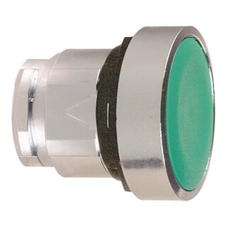Schneider Electric Bouton-poussoir plat, vert ZB4BA3