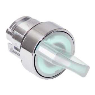 Schneider Electric Commutateur lumineux 2 positions à verrouillage, blanc pour LED M. ZB4BK1213
