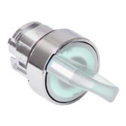 Schneider Electric Commutateur lumineux 2 positions à verrouillage, blanc pour LED M. ZB4BK1213-1