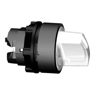 Schneider Electric Commutateur lumineux 2 positions pour LED blanc ZB5AK1213