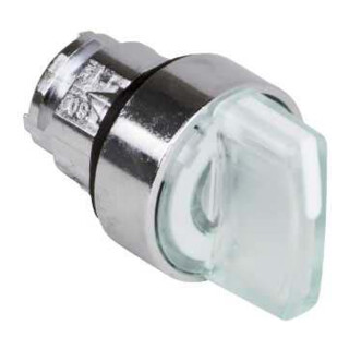 Schneider Electric Commutateur lumineux à 3 positions, blanc pour LED M. ZB4BK1313