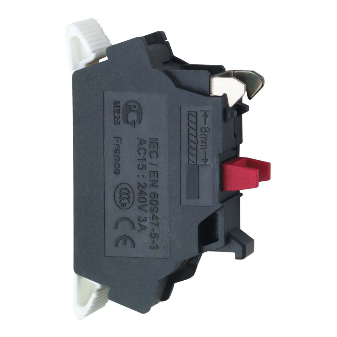 Schneider Electric Contact auxiliaire 1S, à ressort ZBE1015