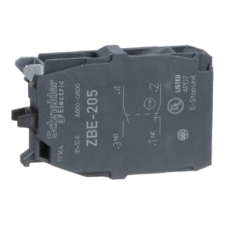 Schneider Electric Contacteur auxiliaire 1S 1O, connexion à vis ZBE205