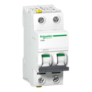 Schneider Electric Disjoncteur LS 2P 10A C IC60N A9F04210-1