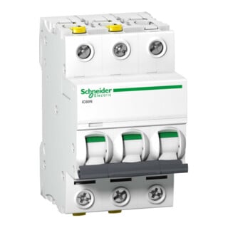 Schneider Electric Disjoncteur LS 3P 32A B IC60N A9F03332
