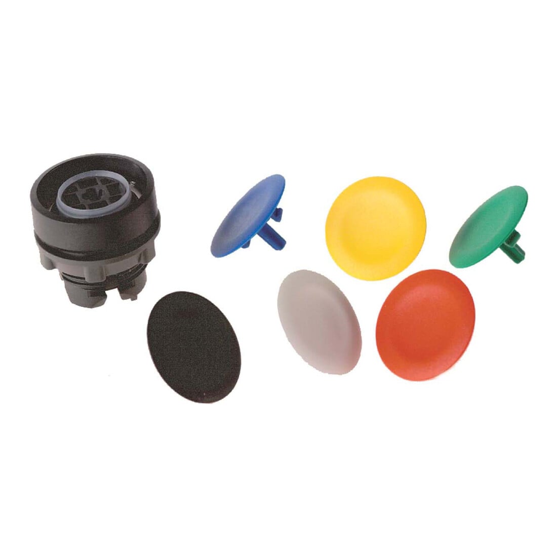 Schneider Electric Drucktaster flach, 6 Farben ZB5AA9