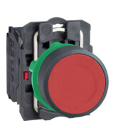 Schneider Electric Drucktaster flach, rt, 1Ö XB5AA42-3