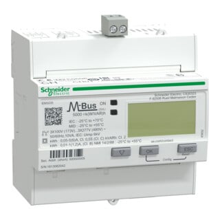 Schneider Electric Energiezähler 3P 5A M-BUS MID A9MEM3235