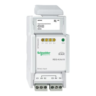 Schneider Electric Entrée binaire REG-K/4x10, gris clair MTN644492