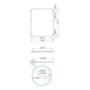 Schneider Electric Frontplatte Plan 400x600 NSYMPC406