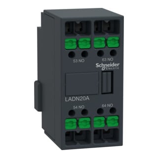 Schneider Electric Hilfskontaktblock Tesys Deca Hiko 2S Snapin LADN20A