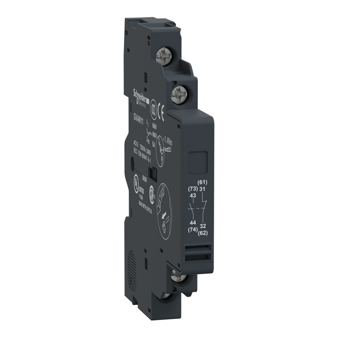 Schneider Electric Hilfsschalter 1S1Ö Anbau GVAN11