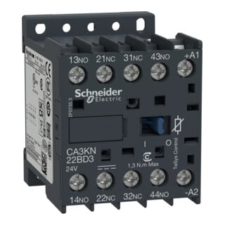 Schneider Electric Hilfsschütz CA3KN22-BD3 24VDC 2S 2Ö