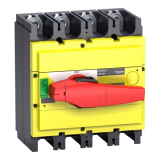 Schneider Electric Interrupteur-sectionneur INS630 4 pôles 630A rouge-jaune