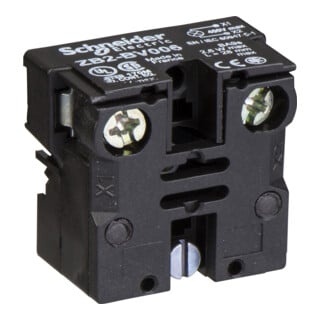 Schneider Electric Kontrollleuchtegehäuse Unterteil ZB2BV006 130V max.