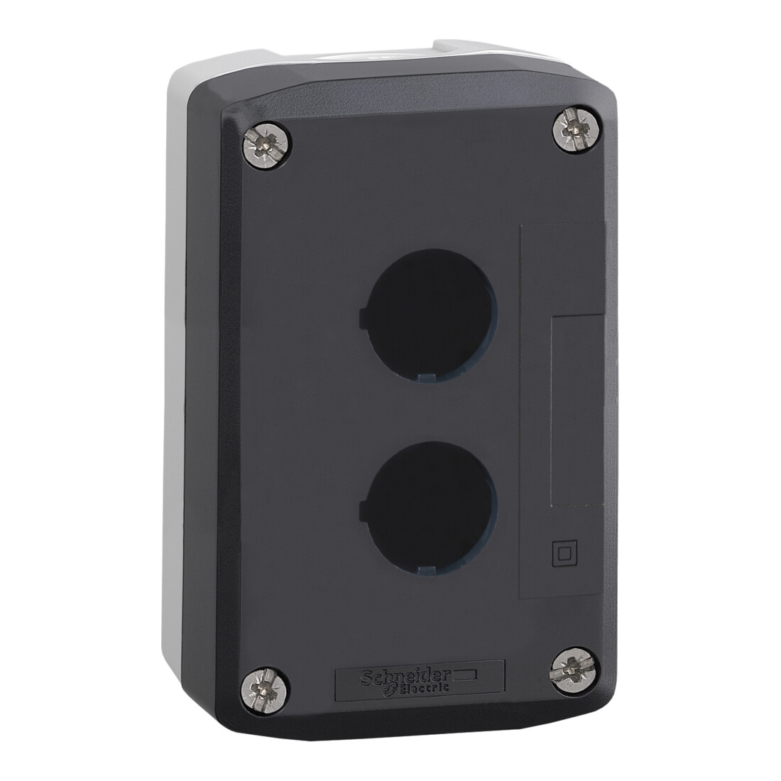 Schneider Electric Leergehäuse 2Stellen RAL 7035/7016 XALD02