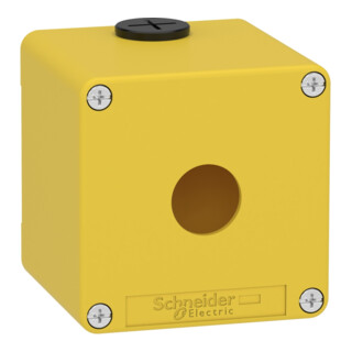 Schneider Electric Leergehäuse XAP XAPK1501 Metall gelb für Not-Aus