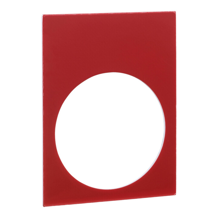 Schneider Electric Leerschild 30x40 sw rt ZB2BY2101