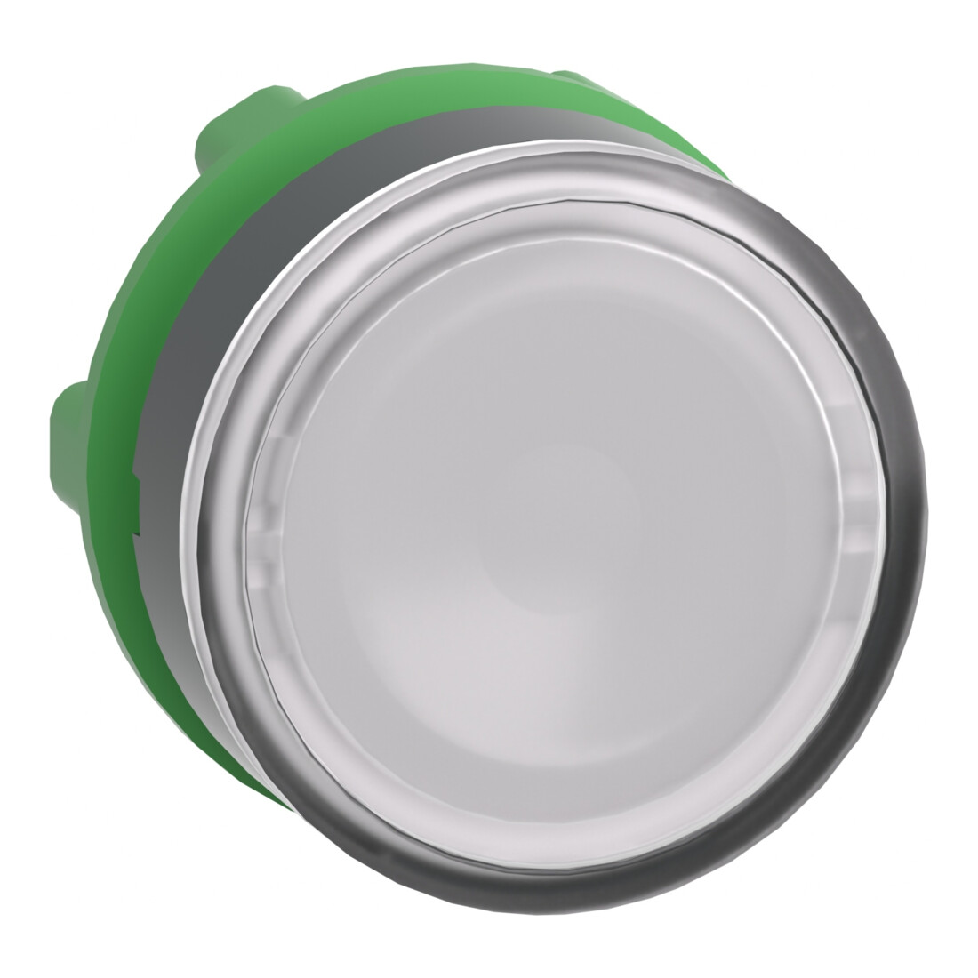 Schneider Electric Leuchtdrucktaster flach, ws,f.E-Schild ZB5AA18
