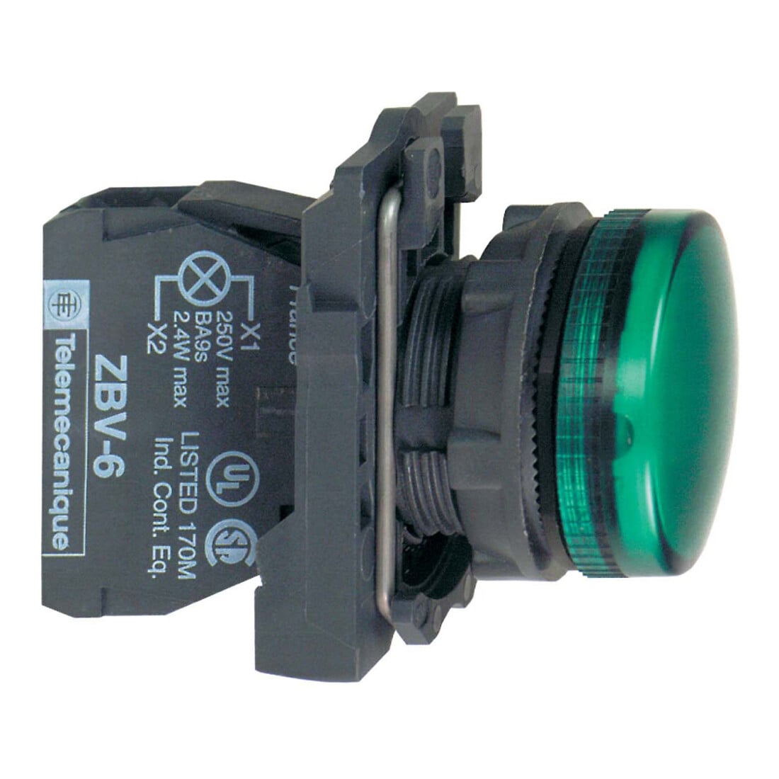 Schneider Electric Leuchtmelder grün, +LED 24V AC/DC XB5AVB3
