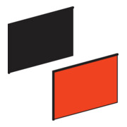Schneider Electric Plaque de repérage noir/rouge 18x27 ZBY5101-1