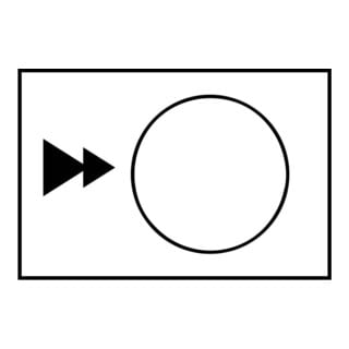 Schneider Electric Plaque de symbole blanche ZB2BY4909