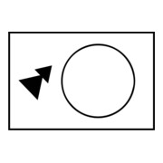 Schneider Electric Plaque de symbole blanche ZB2BY4915-1