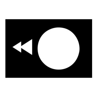Schneider Electric Plaque de symbole noire ZB2BY2912