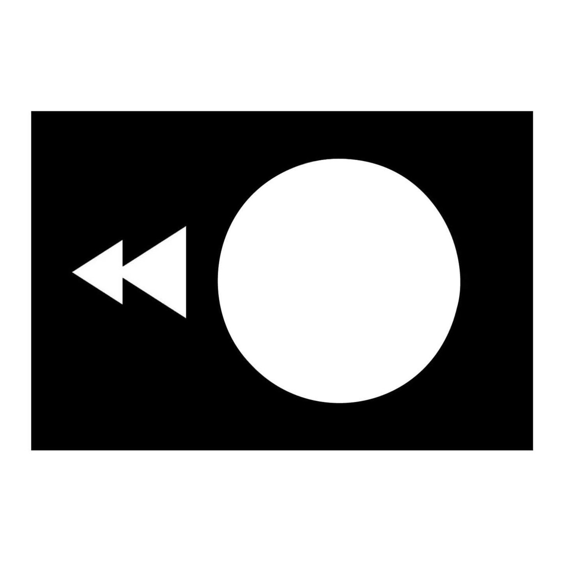 Schneider Electric Plaque de symbole noire ZB2BY2912