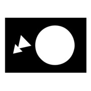 Schneider Electric Plaque de symbole noire ZB2BY2918-1