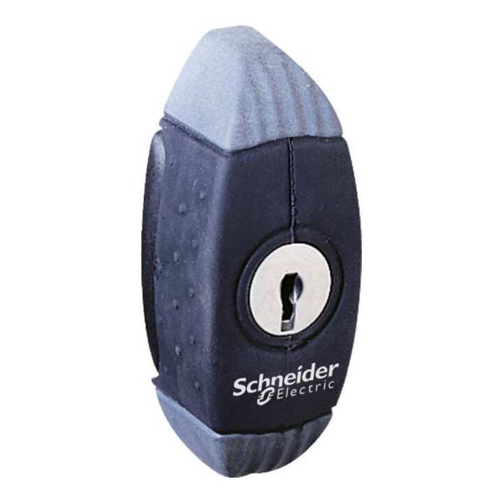 Schneider Electric Poignée à bouton fermeture 1242E NSYAEDL1242S3D