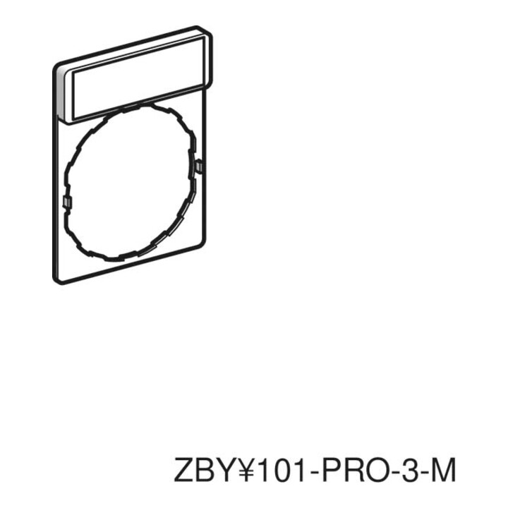 Schneider Electric Porte-étiquette (O-I) ZBY2178