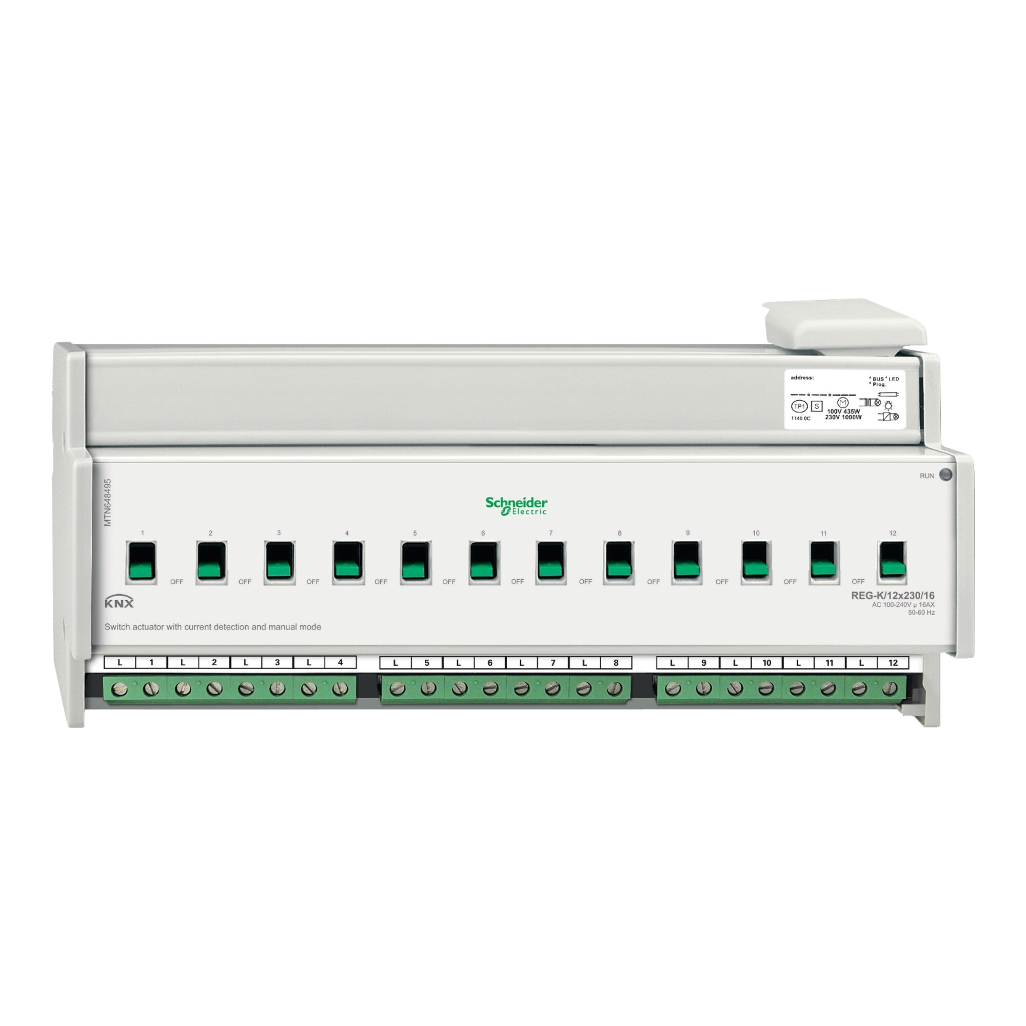 Schneider Electric Schaltaktor REG-K/12x230/16 MTN648495
