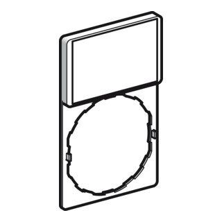 Schneider Electric Schildträger 30x50 flach ZBY6101