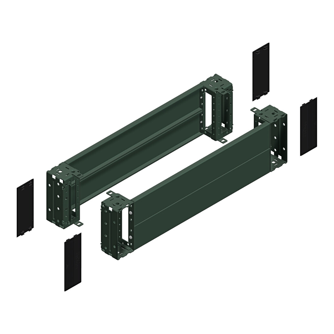 Schneider Electric Sockel 200mm Fronteinbausatz NSYSPF12200