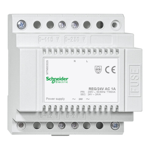 Schneider Electric Spannungsversorgung REG AC 24 V/1 A MTN663529