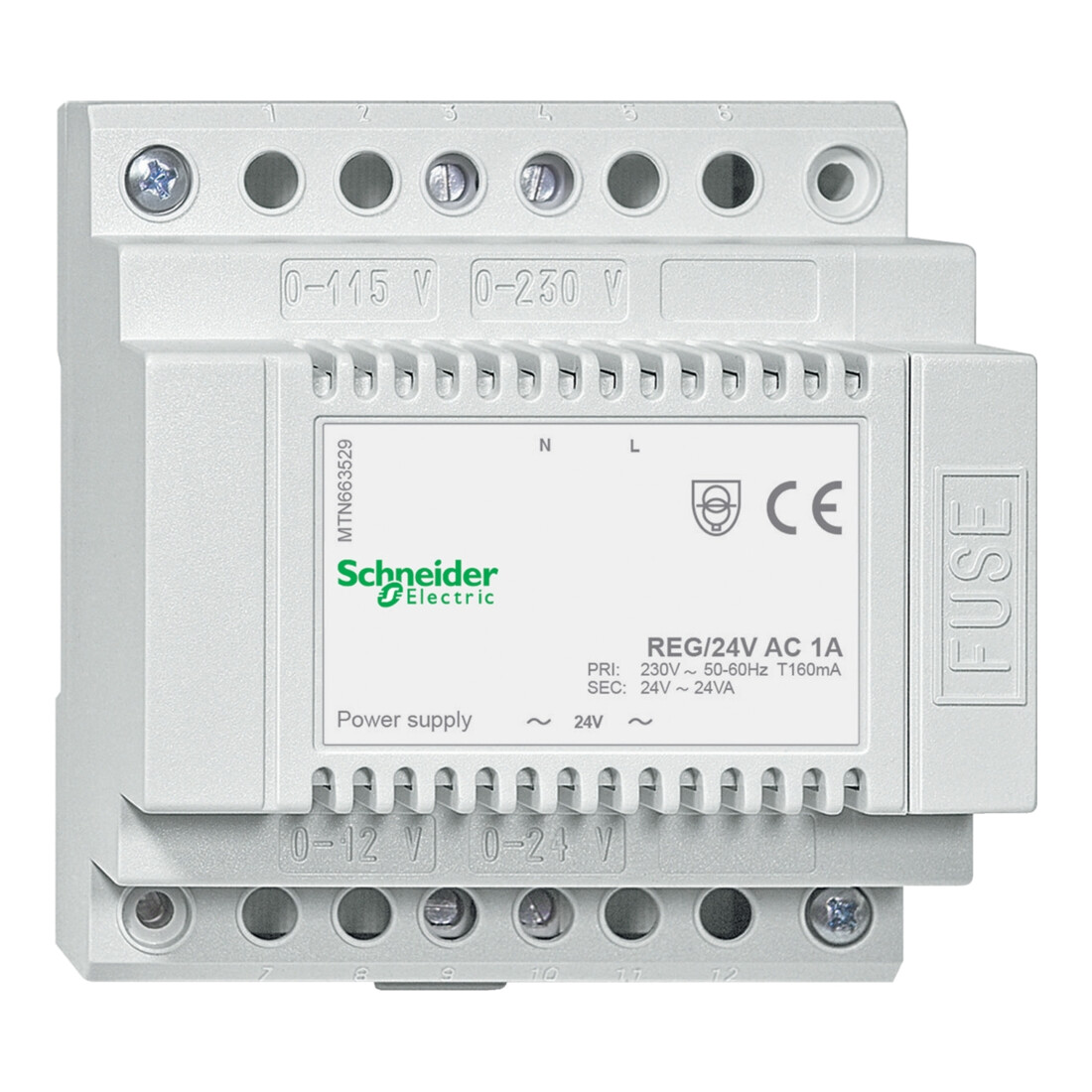 Schneider Electric Spannungsversorgung REG AC 24 V/1 A MTN663529