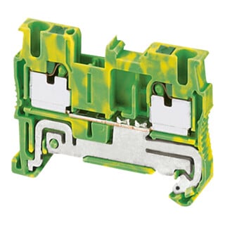 Schneider Electric Steckklemme NSYTRP22PE 2,5mm² Grüngelb Schutzerde