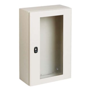 Schneider Electric Wandschrank RAL 7035 400x400x200 Sichttür NSYS3D4420T