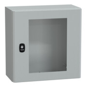 Schneider Electric Wandschrank RAL 7035 400x400x200 Sichttür NSYS3D4420T-3