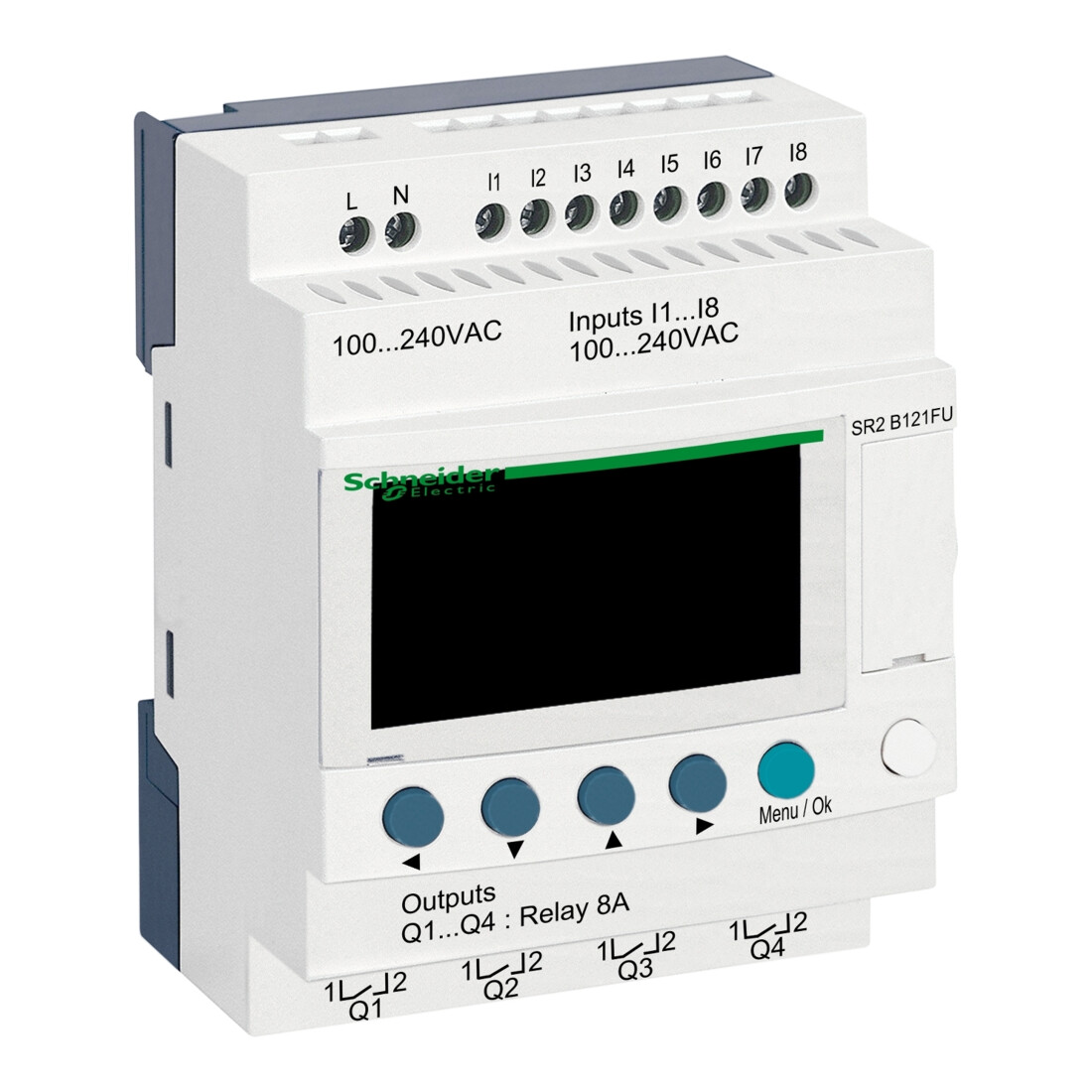 Schneider Electric Zelio Logic 10 E/A 240VAC SR2-B121FU