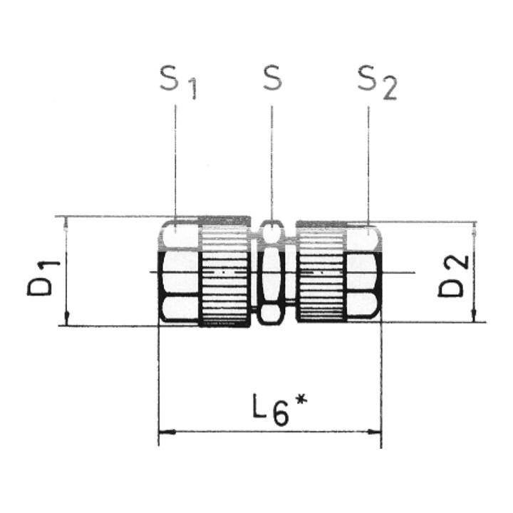 Schneider Geradverschraub GVS-NI 8-6x8-6