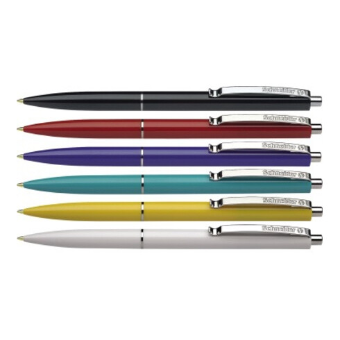Schneider Kugelschreiber K 15 3080 mit Metallclip farbig sortiert
