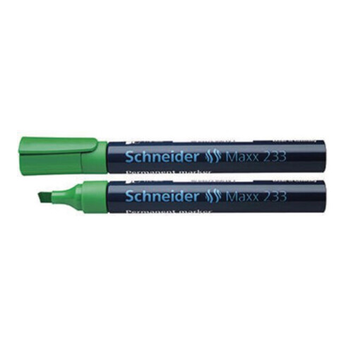 Schneider Permanentmarker 233 123304 1-5mm Keilspitze grün
