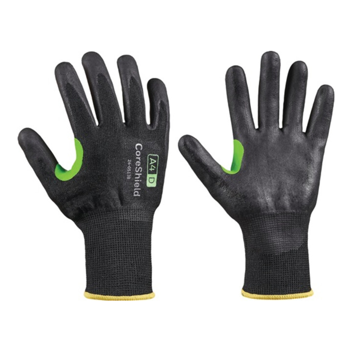 Schnittschutzhandschuhe CoreShield 13G A4/D Gr.9 schwarz EN 388 PSA II 10 PA
